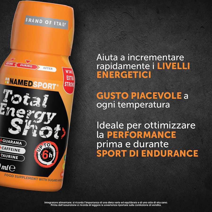 TOTAL ENERGY SHOT Orange - 60ml - immagine 3