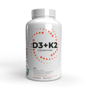 D3 + K2 Liposomiale &ndash; Integratore Vitamina D3 + K2 per ossa, cuore e sistema ormonale