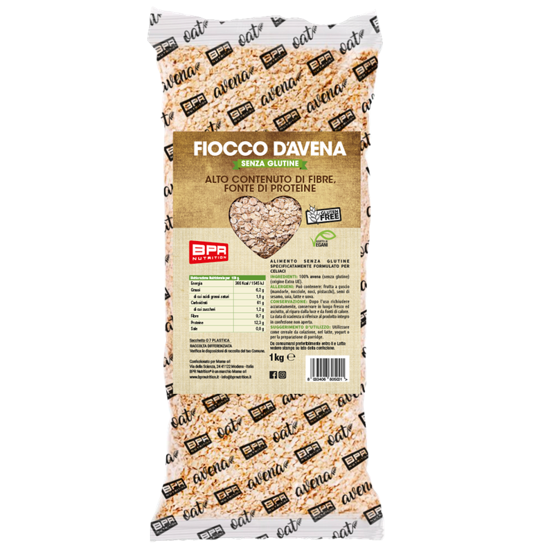 Fiocco d'avena senza glutine