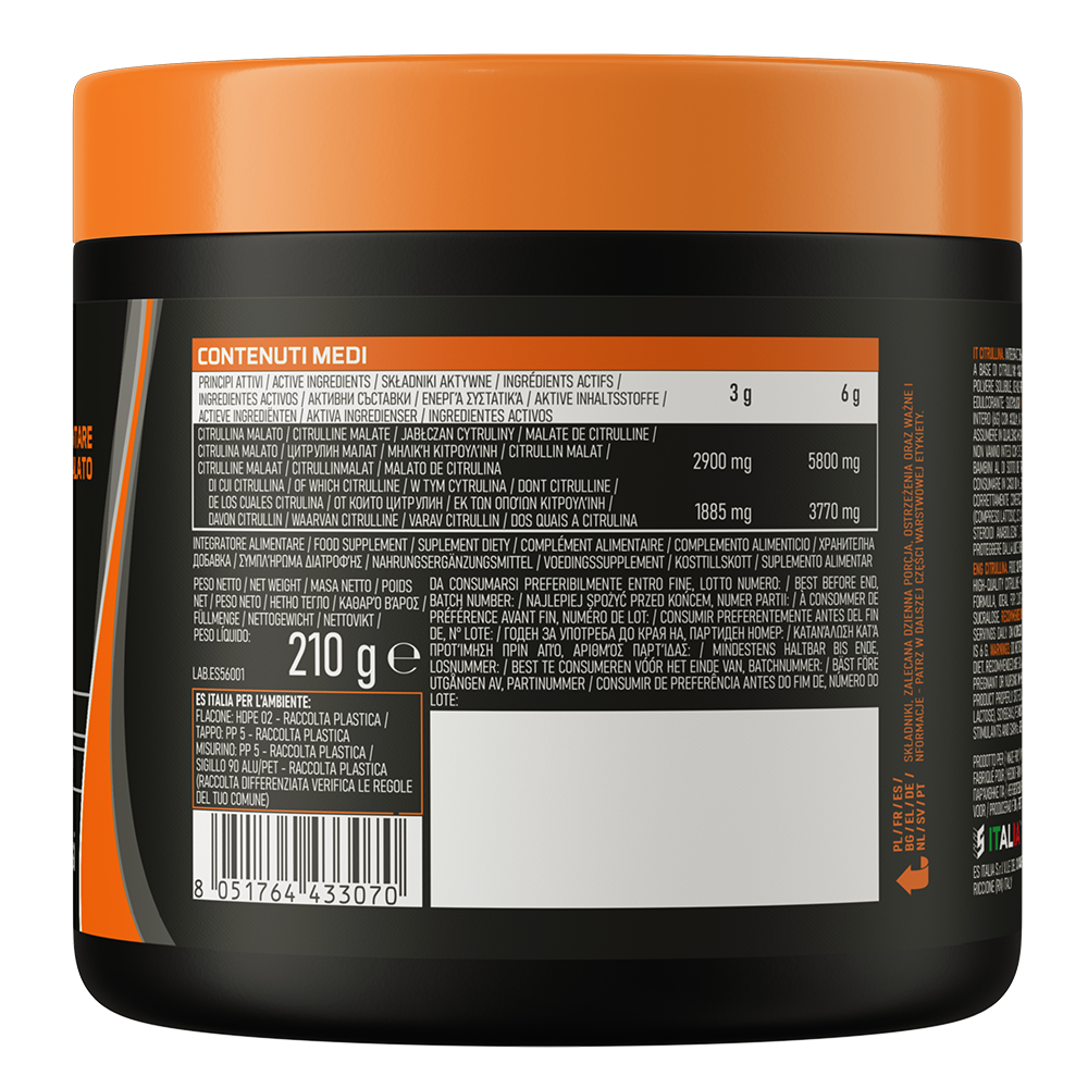 ETHIC SPORT CITRULLINA MALATO 2:1. - POLVERE SOLUBILE O CAPSULE VEGETALI - immagine 5