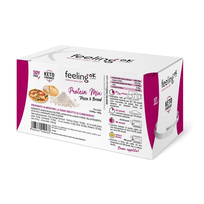 Feeling Ok Protein Mix Pizza e Pane  600gr