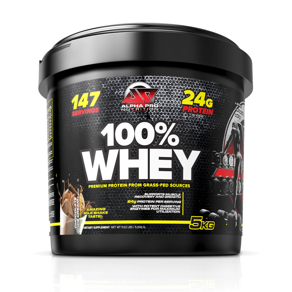 100% WHEY Proteine Concentrate senza addensanti o zuccheri aggiunti. Con enzimi digestivi 5kg